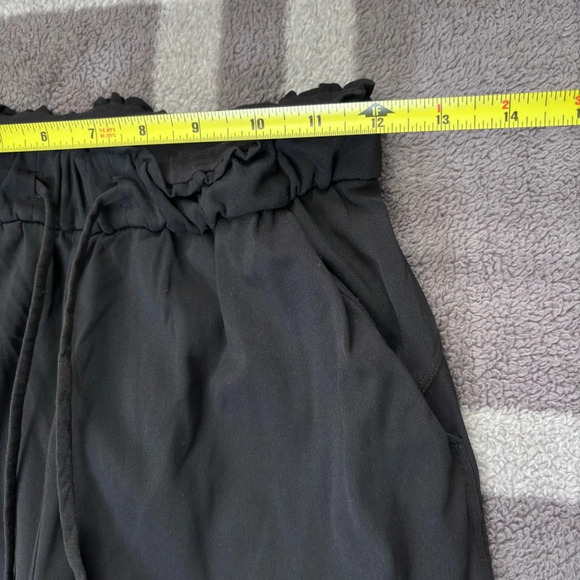 Lululemon Black Jogger Pants Drawstring Elastic‎ Waist Womens Size XS - Picture 7 of 7